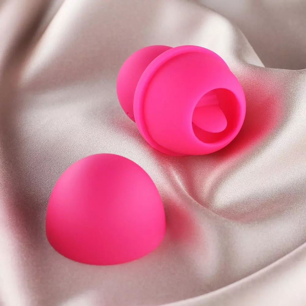 Edonista Albert Mushroom Shaped Rechargeable Tongue Vibe In Pink
